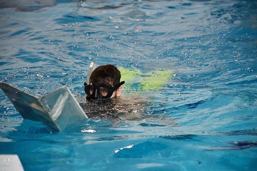 Hokej pod wodą Walenie Siemianowice Śląskie Finał WOŚP w Rudzie Śląskiej 26 I 2025